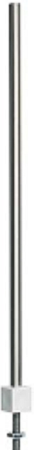 H0 H-Profil-Mast aus Neusilber. 130 mm