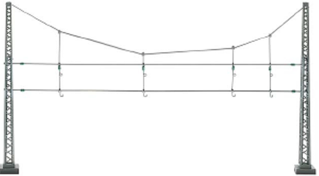 TT Quertragwerk mit Turmmasten. Bausatz