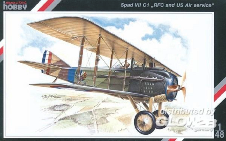1/48Spad VII C1 RFC und US Air Service