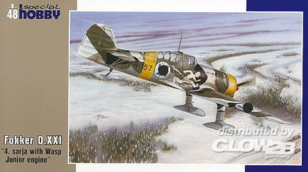 1/48Fokker D.XXI 4. Sarja with Wasp Junior Engine
