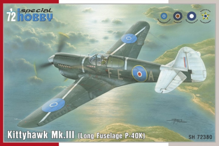 1/72Kittyhawk Mk.III P-40 K Long Fuselage