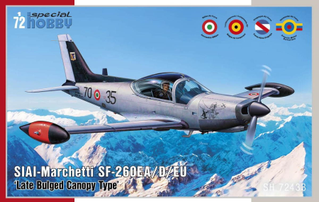 1/72SIAI-Marchetti SF-260EA/D/EU  Late Bulged Canopy Type