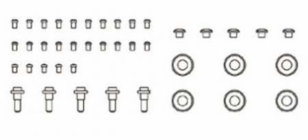 1/12 Honda RC166 Rivet Set