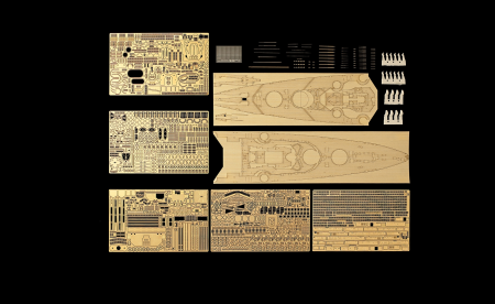 1/350 0 Bismarck 1941 Detail Up Set