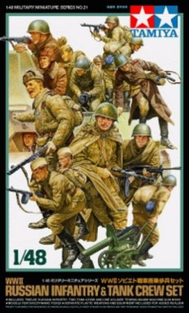 1/48 Russ.Infantry &amp;Tank Crew Set