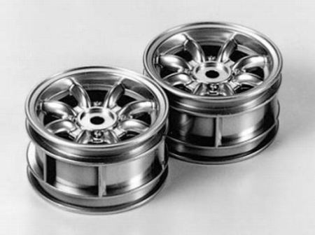 M-Chassis 8-Spoke Wheels 2pcs plated
