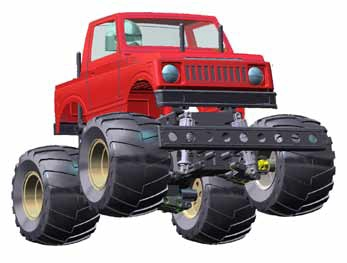 Jimny Wheelie Body Parts Set