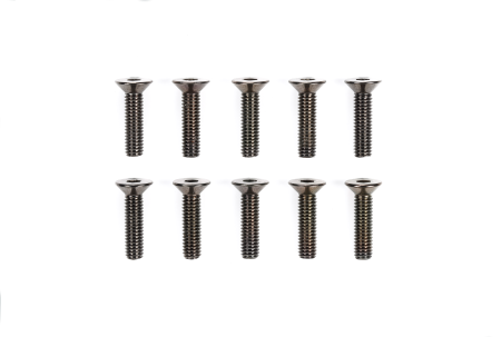 3x12mm Steel  CS Hex Head Screws (10)