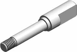 RM-01 F Upright Shaft (for 1/8x5/16 Inch Bearing)