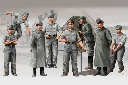 1/35 German Crew for M&#246;rser Karl