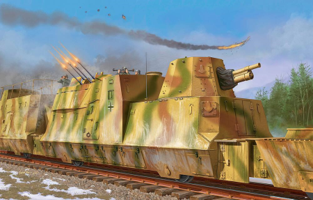 1/35 German Cannon and Flak Waggon of BP42