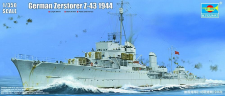 1/350 German Destroyer Z-43, 1944