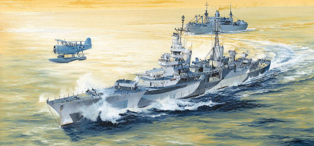 1/350 CA-35 USS Indianapolis,