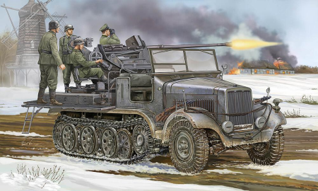 1/35 German Sd.Kfz. 6/2 3,7 cm Flak 37 on Selbstfa
