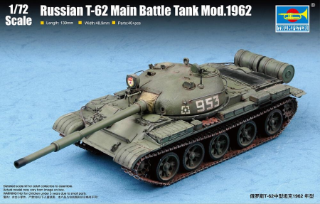 1/72 T-62, Modell 1962