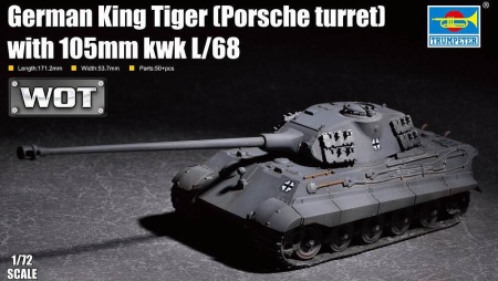 1/72 Königstiger mit 105mm kW