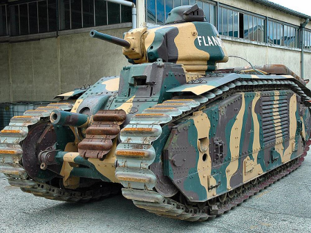 1/72 French Char B1 Heavy Tan