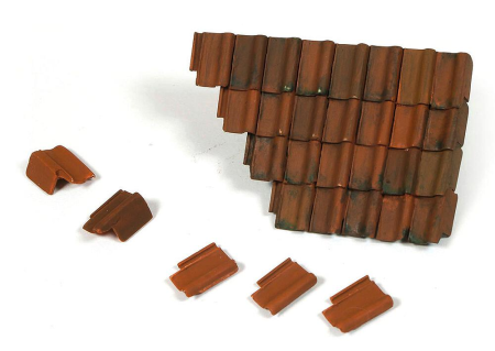 Damaged Roof Section and Tiles