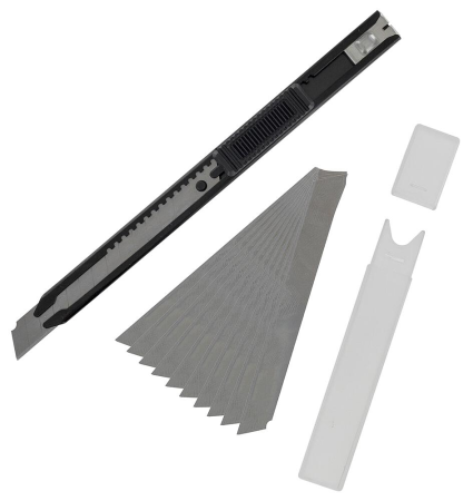 Slim Snap-Off Knife &amp; 10 Blades