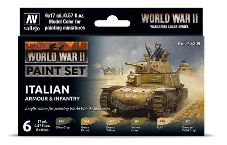 Color-Set, Italian Armour and Infantry, WWII