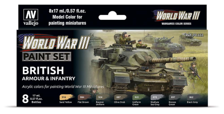 Farb-Set, Britische Panzerung