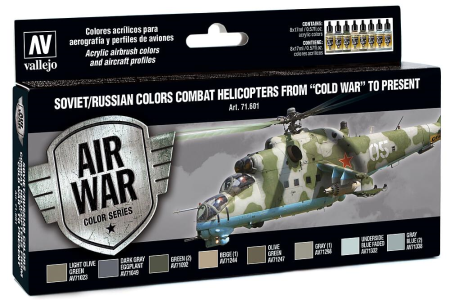Color Set, Soviet helicopters, 8x17 ml