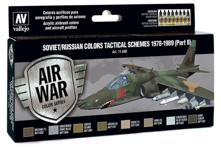 Color Set, Soviet camouflage, 1978 - 1989, 8x17 ml