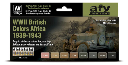 Color Set, WWII British Colors Africa 1939-1943