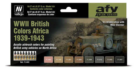 Farb-Set, Britische Farben, A