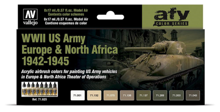 Farb-Set, WWII US Army Europa
