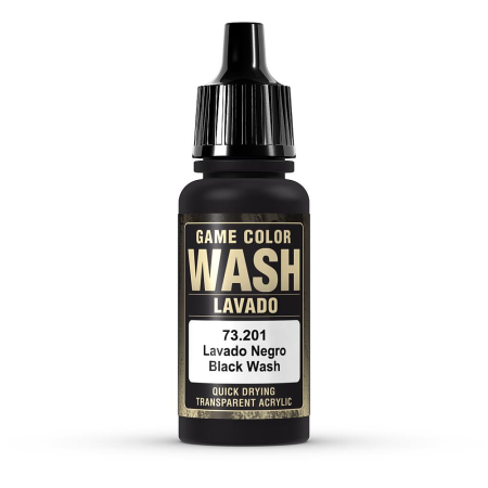 Wash-Color, Schwarz, 17 ml