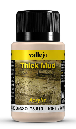 Light brown mud, 40 ml