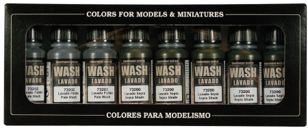 Colour Set Washes, 8x17 ml
