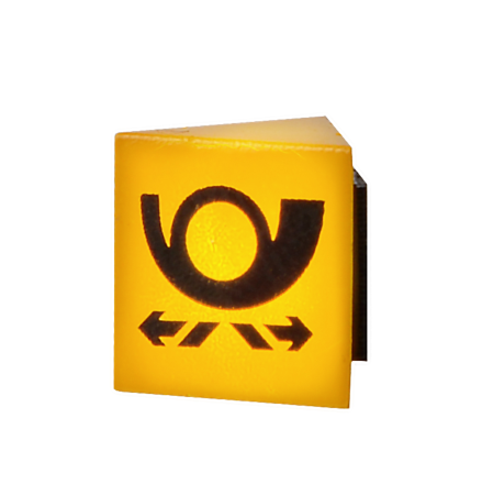 H0 Reklameschild POST mit LED