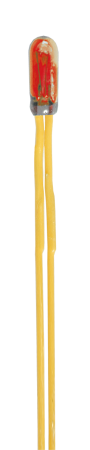 Gluehlampen rot, 2,3 mm, 2 S