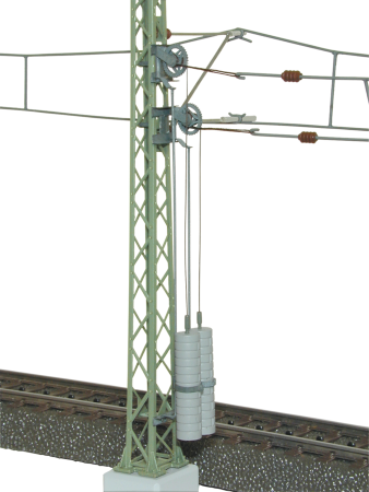 H0 Radspannwerk + Abspannm.
