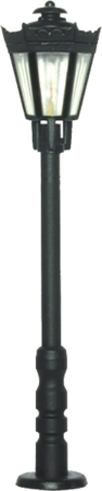 H0 Parklaterne m. Schirm, LED