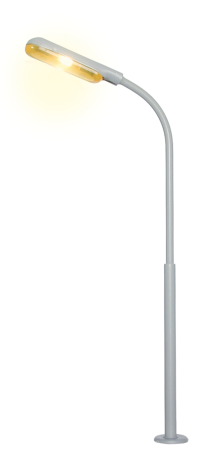H0 Peitschenleuchte, LED gelb