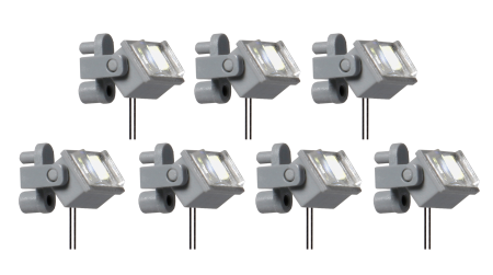 H0 Deckenstrahler, LED 7 Stk