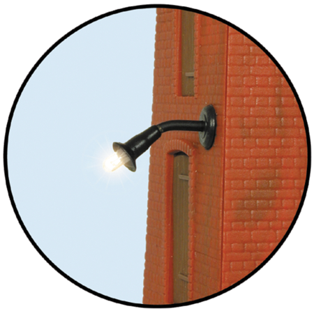 N Wandleuchte, LED warmweiss