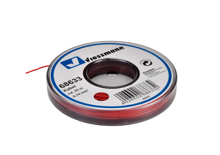 Kabel 25 m, 0,14 mm&#178;, rot