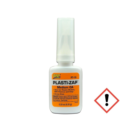 PLASTI-ZAP Medium CA 9.35 g  (f&#252;r Plastic, Vinyl)
