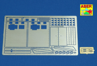 1/16 Rear fenders for Tiger I, Ausf.E-(Early version)