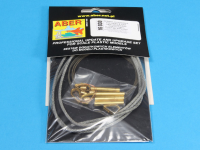 1/16 Tow cables &amp; track cable with brackets used on Tiger I, King Tiger &amp; Panther