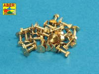 1/16 Turned imitation of Hexagonal bolts 1,75 x 2,20 mm x 25 pcs.