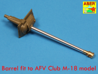 1/35 U.S 76 mm M1A2 barrel for Sherman