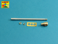 1/35 U.S 90 mm M3 barrel  with muzzle brake for T26E3 , Pershing
