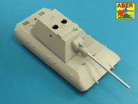 1/35 128mm Barrel for German E-100 Heavy Tank Krupp Turret