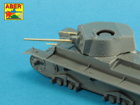 1/48 German 3,7 cm KwK A 7 L/42  tank gun barrel for Pz.Kpfw. 38(t)