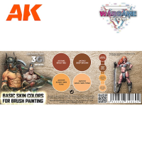 WARGAME COLOR SET. Basic Skin color